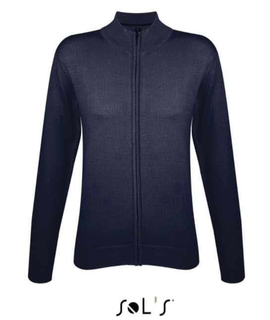 Sols Ženski džemper sa rajsferšlusom Gordon Women Navy veličina S 00550