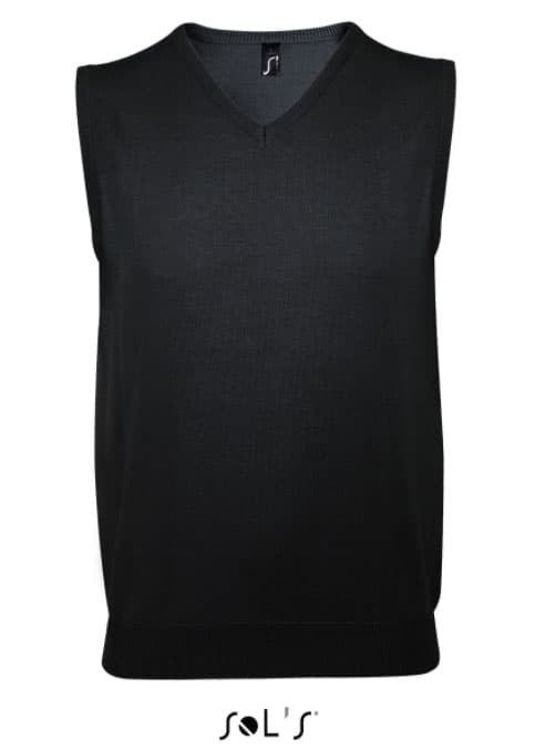 Sols Unisex prsluk Gentleman Black veličina S 00591