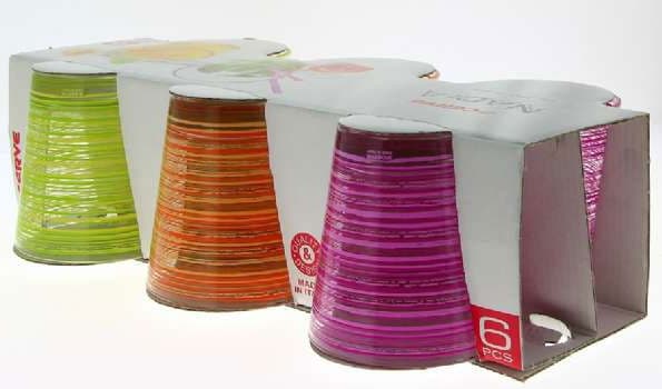 Komplet čaša 250ml Cerve Nadia Free Style M55941