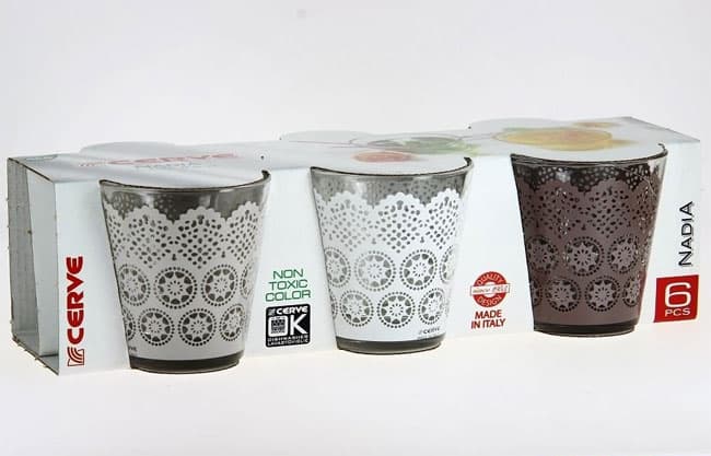 Komplet čaša 6/1 250ml Cerve Nadia Brigitte M69350