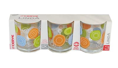 Komplet čaša 3/1 220ml Linda M65500