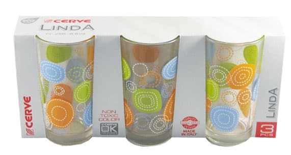 Komplet čaša 3/1 250ml Linda M65520