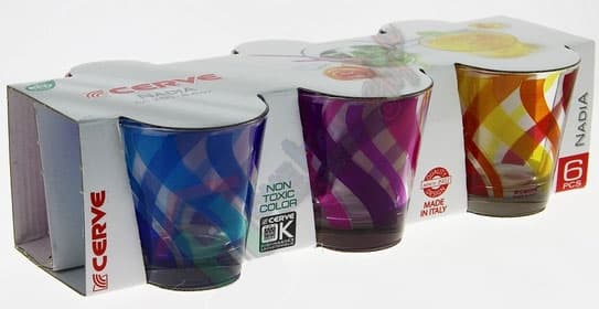 Cerve Komplet čaša 6/1 250ml Nadia Waves M66230 556265
