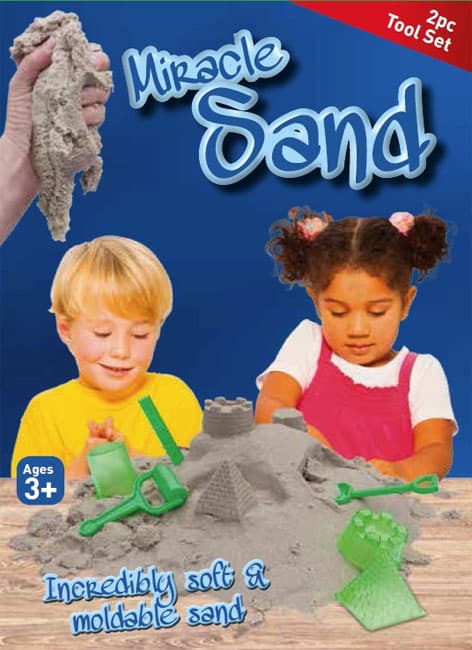 Kinetički pesak sa kalupima za oblikovanje 225g 36324