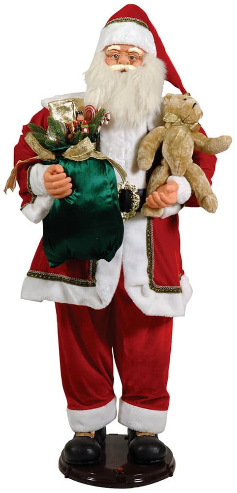 Figura Deda Mraza Koja Se Kreće i Svira 150 cm