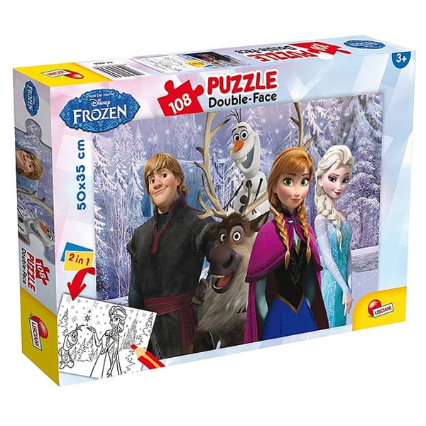 Lisciani Puzzle Frozen složi i oboji 108 delova 31469