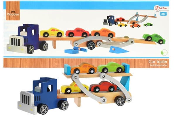 Drveni Autotransporter sa Autićima 36589