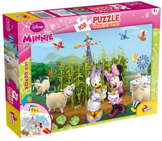 Lisciani Puzzle Disney Mini Složi i oboji 2u1 108 delova 31683