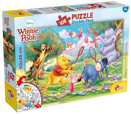 Lisciani Puzzle Winnie the Pooh Složi i oboji 2u1 108 delova 31686
