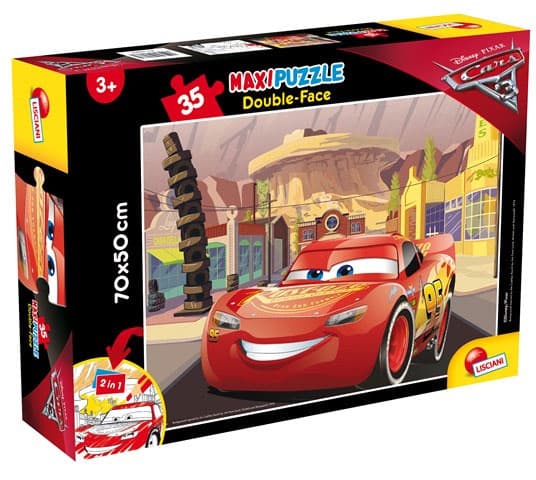 Lisciani Puzzle Maxi Cars 3 Složi i oboji 2u1 35 delova 36465