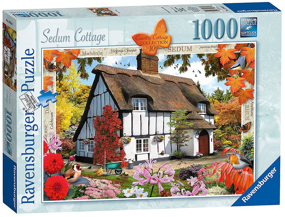 Ravensburger puzzle Kolekcija Country Cottage 10 - Sedum Cottage 1000 delova RA19651