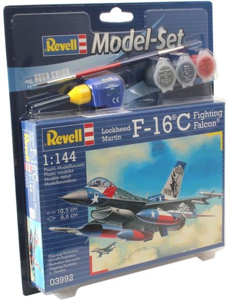 Revell maketa aviona sa priborom Model Set F-16C USAF RV63992/5006