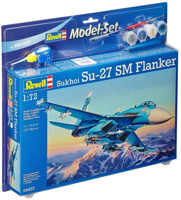 Revell maketa aviona sa priborom Model Set Sukhoi Su-27 SM Flanker RV64937/5008