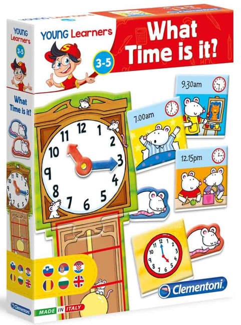 Clementoni Mali istraživači Nauči da gledaš u sat CL50508