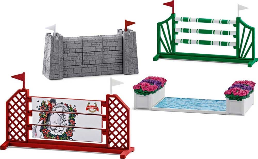 Schleich Figure Domaće životinje - Konji - Turnirske prepone 42271