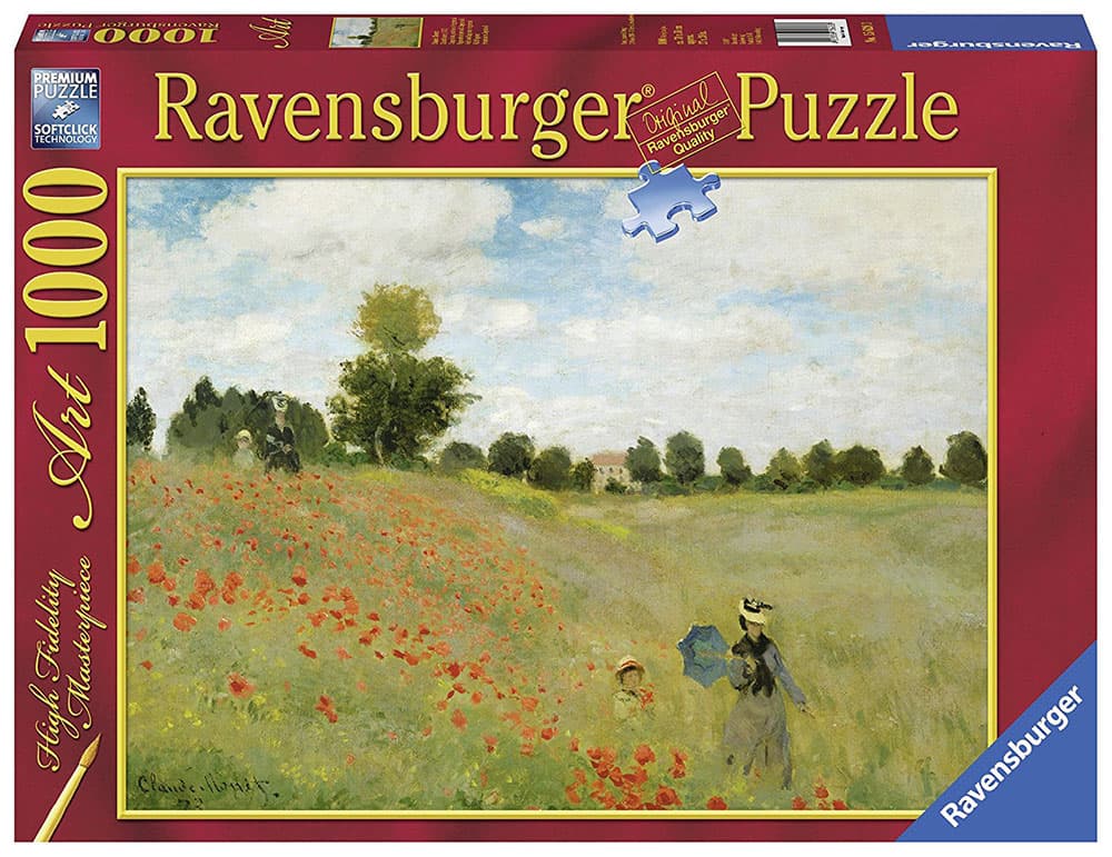 Ravensburger puzzle Art - Claude Monet - Poppy Field - 1000 delova RA15628
