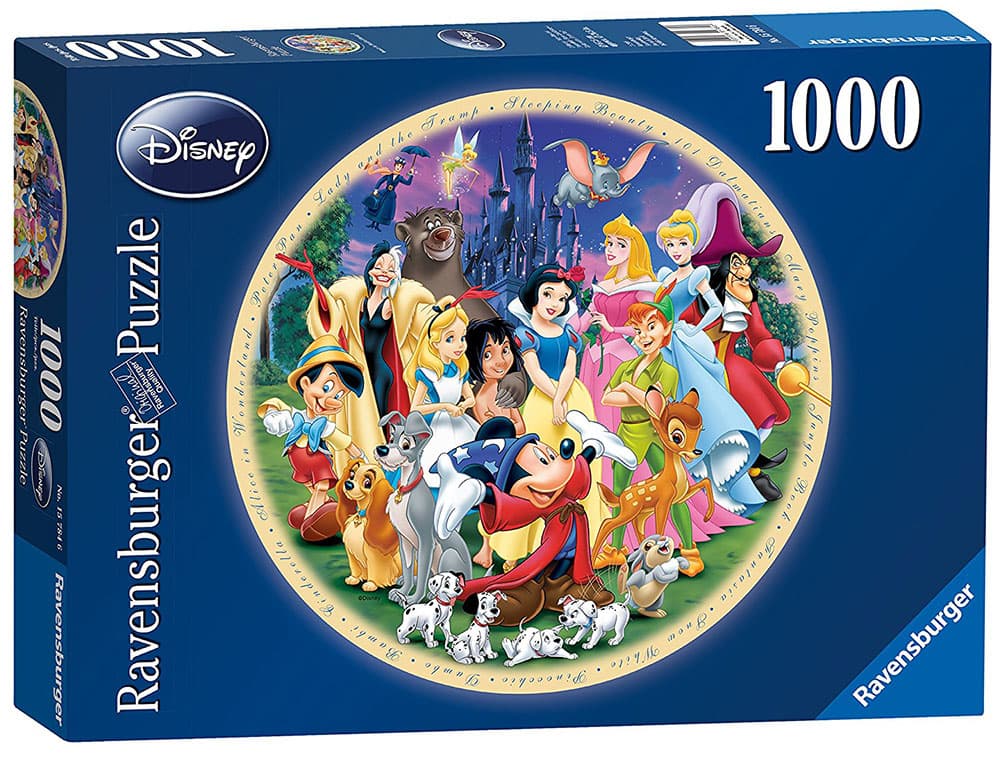 Ravensburger puzzle Disney - Čudesni Diznijev svet 1000 delova OKRUGLA RA15784