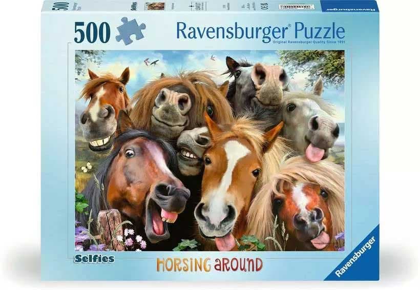 Ravensburger puzzle Životinje - Konjski selfi Horsing Around 500 delova 12000499