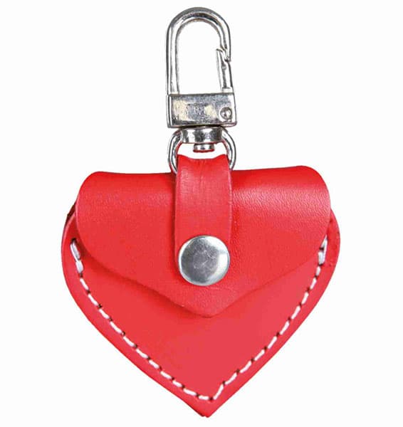 Kožni adresar za pse - privezak za ogrlicu Srce Trixie 19723