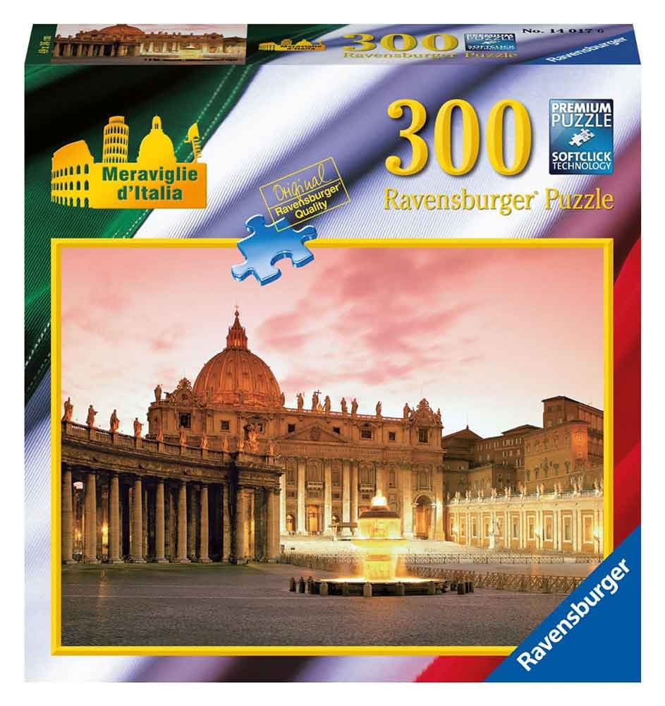 Ravensburger puzzle Italija - Meraviglie dItalia - Rim - Bazilika Svetog Petra 300 delova RA14017