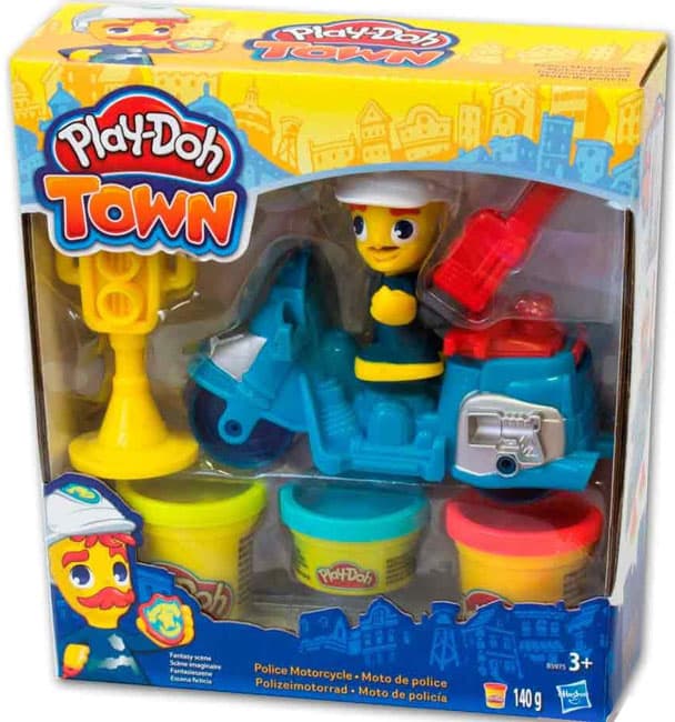 Play Doh Plastelin set Mini vozilo Policijski motorcikl B5959