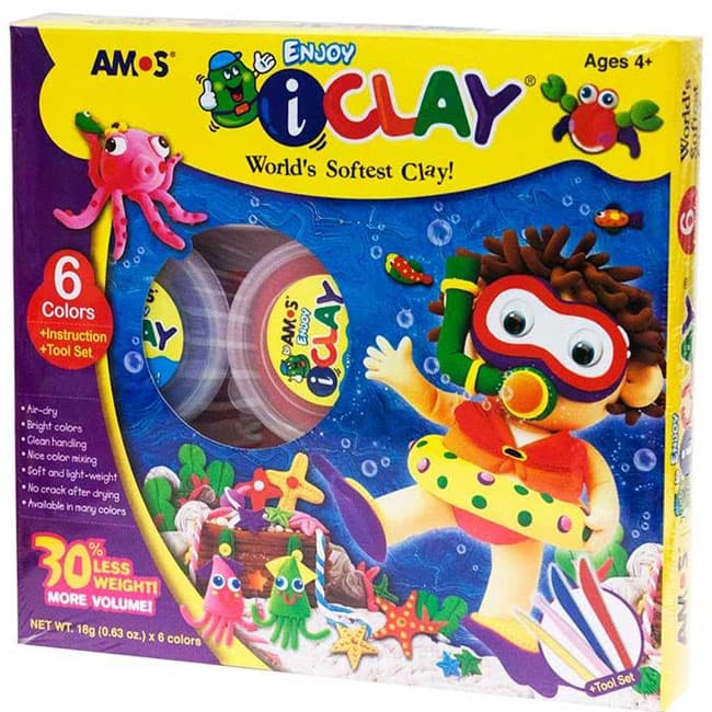 Amos Glina Set 6 boja IC0390