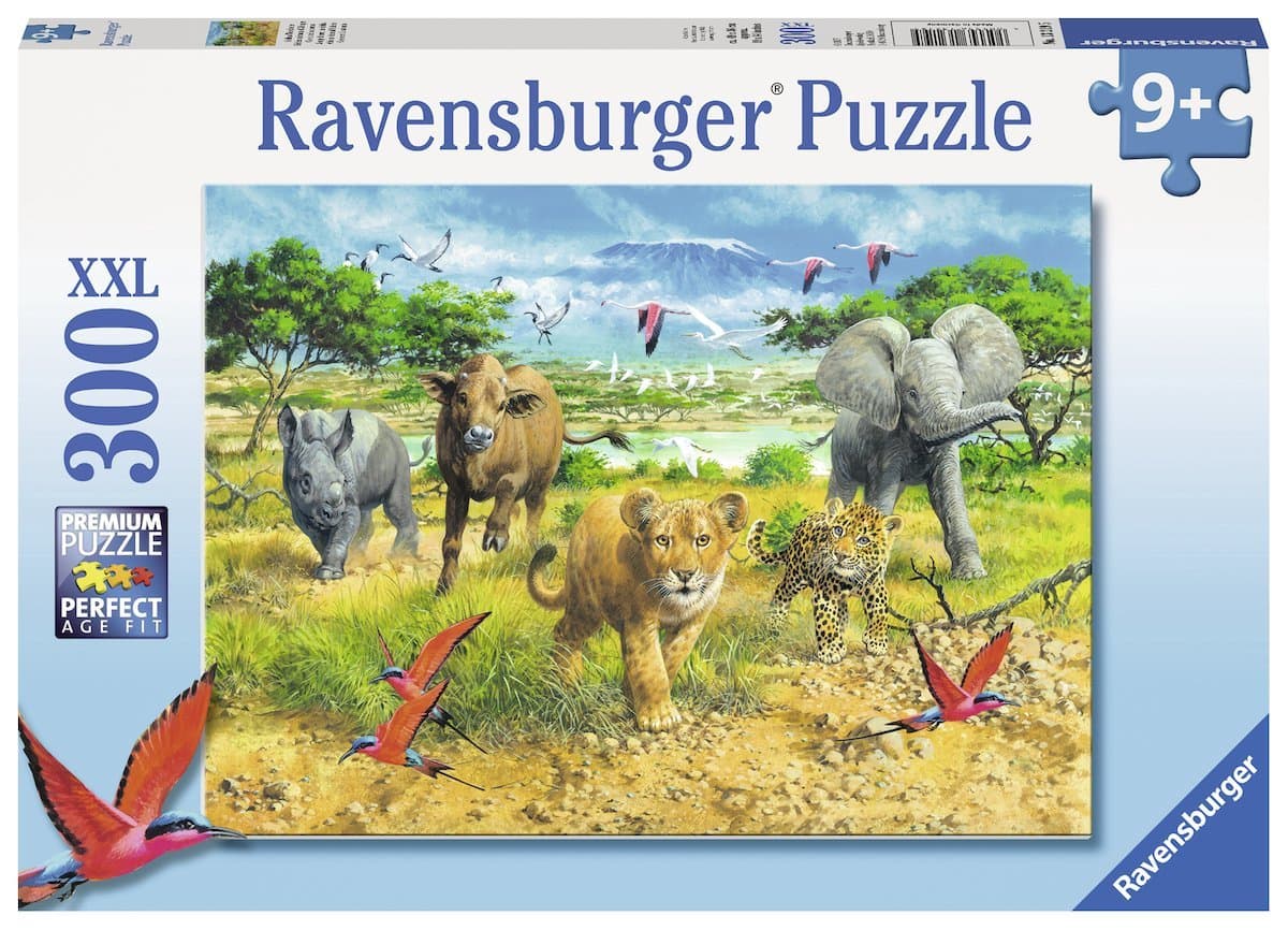 Ravensburger puzzle XXL - Životinje - African Animal Babies 300 delova RA13219