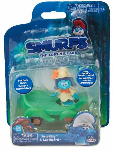 Štrumpfovi set Smurflily i Leafboard vozilo JP30872