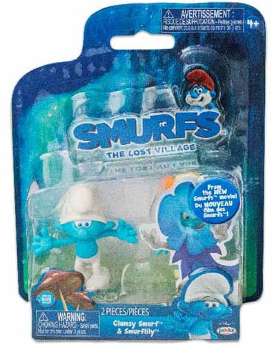 Štrumpfovi set dve figure Clumsy i Smurflily JP96562