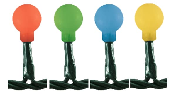 Svetleće loptice za jelku višebojne 200LED 16 metara