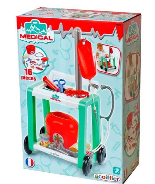 Ecoiffier Set Doktorska Kolica SM001906