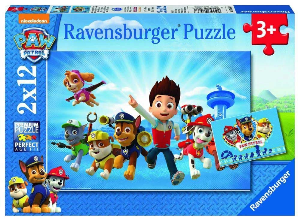 Ravensburger puzzle  Dečije puzle - 2x12 - Paw Patrol  2x12 delova  RA07586