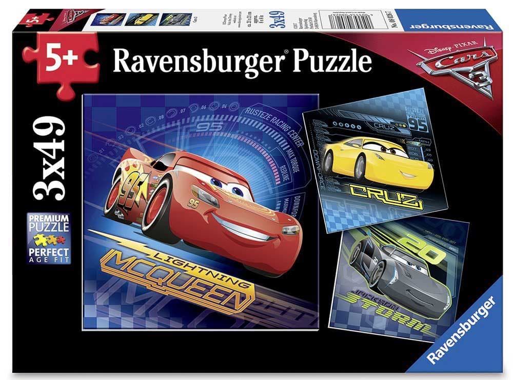 Ravensburger puzzle Dečije puzle - 3x49 - Disney - PIXAR - Cars 3  3x49 delova RA08026