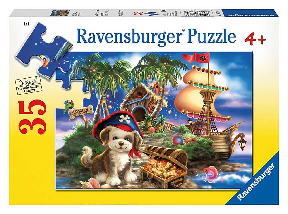 Ravensburger puzzle Dečije puzle - 35 - Životinje - Kučići - Puppy Pirate  35 delova RA08764