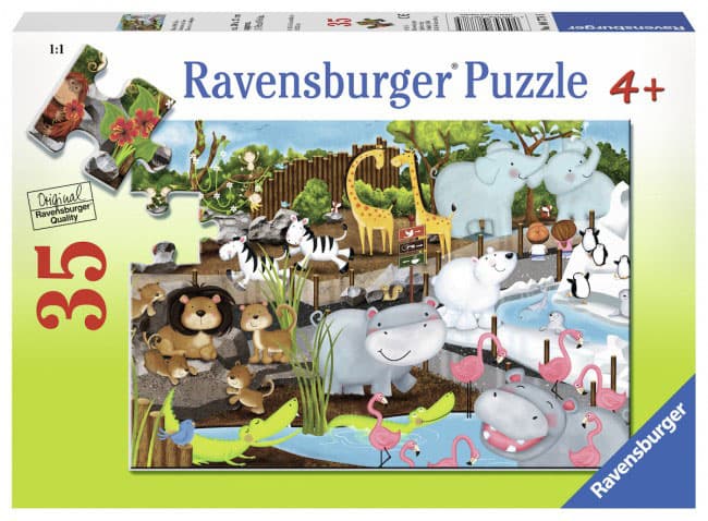 Ravensburger puzzle Dečije puzle - 35 - Životinje - Day at The Zoo  35 delova RA08778