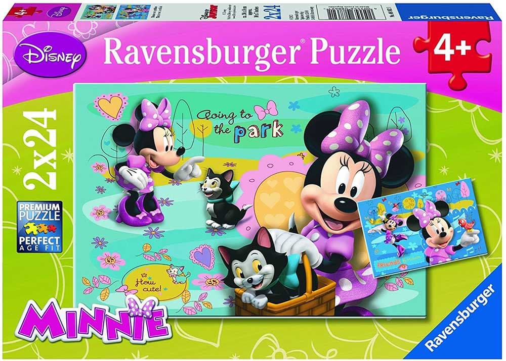 Ravensburger puzzle Dečije puzle - 2x24 - Disney - Minnie Mouse   2x24 dela RA08862