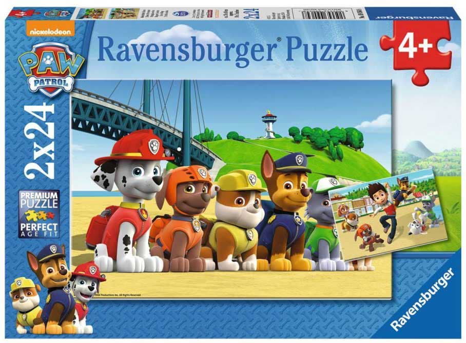 Ravensburger puzzle Dečije puzle - 2x24 - Paw Patrol - Heroic Dogs  2x24 dela RA09064