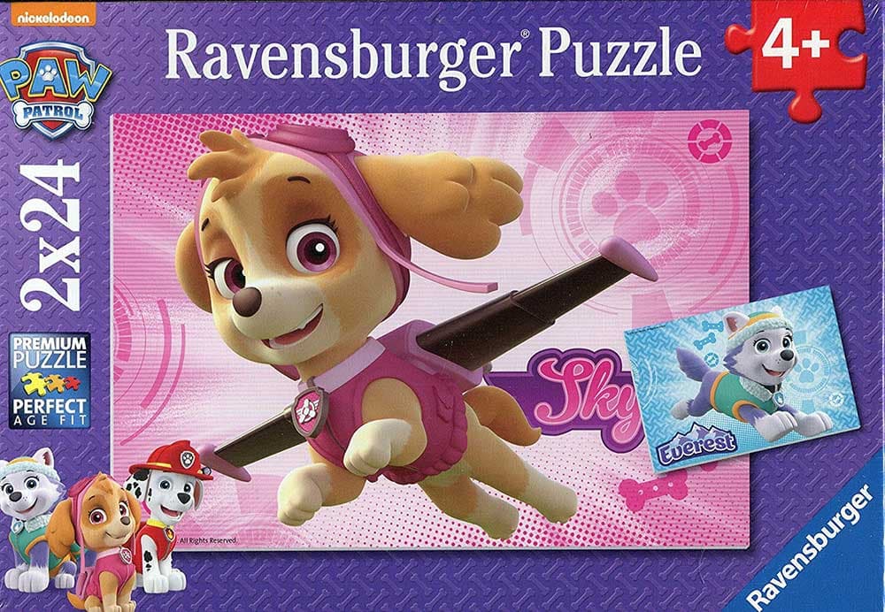 Ravensburger puzzle Dečije puzle - 2x24 - Paw Patrol - Skye i Everest  2x24 delova RA09152