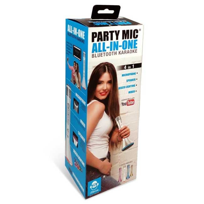 iDance Mikrofon sa zvučnikom i disko svetlom PM10
