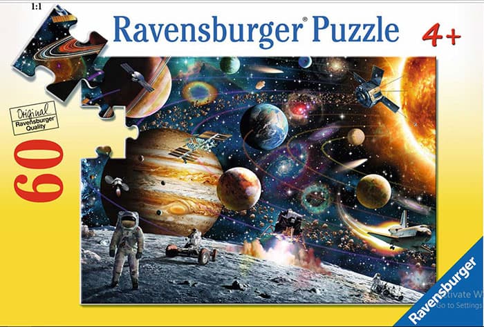 Ravensburger puzzle Dečije puzle - 60 - 1:1 - Outer Space - Svemir  60 delova RA09615