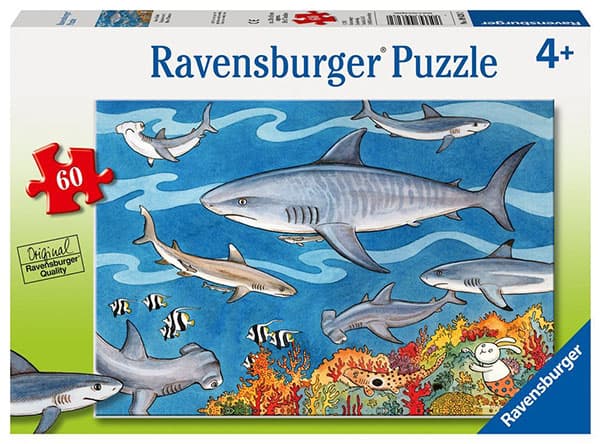Ravensburger puzzle Dečije puzle - 60 - 1:1 - Životinje - Ajkule - Sea of Sharks   60 delova RA09628