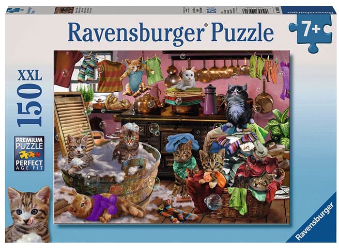 Ravensburger puzzle Dečije puzle - XXL - Životinje - Mace - Mačke u kuhinji 150 delova RA10031