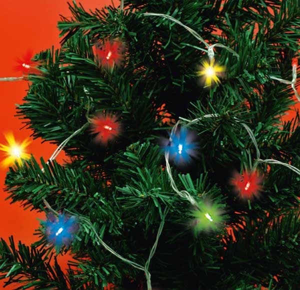 Lampice za jelku na baterije 30 LED višebojne MLC30/M