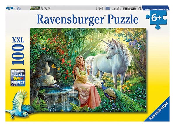 Ravensburger puzzle puzle - XXL - Jednorozi - Princess And Unicorn 100 delova RA10559
