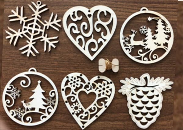 Novogodišnji ukrasi Drveni ukrasi ZS02