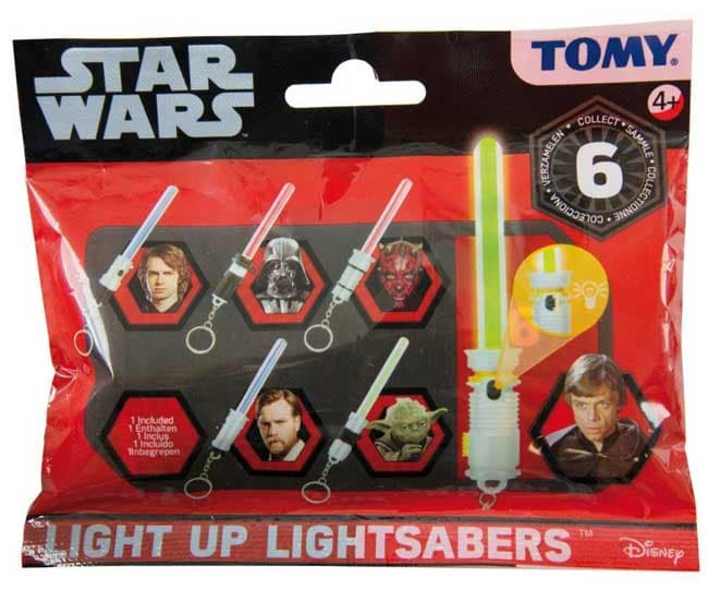 Star Wars Kesica iznenađenja Privezak svetlosni mač TM8930