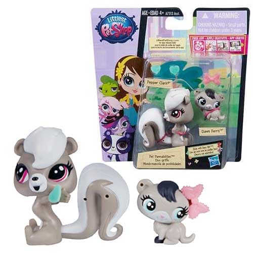 Hasbro Littlest Pet Shop figure Pepper Clark i Dawn Ferris A7313