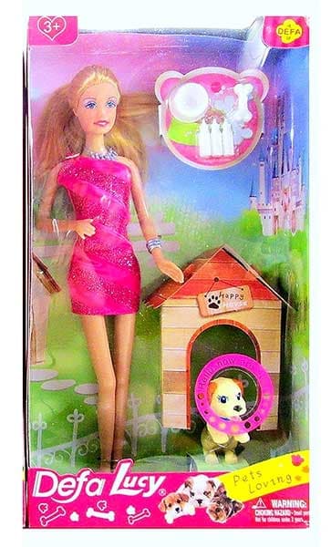 Defa Lucy Lutka I Kućni Ljubimac 33168 Roze