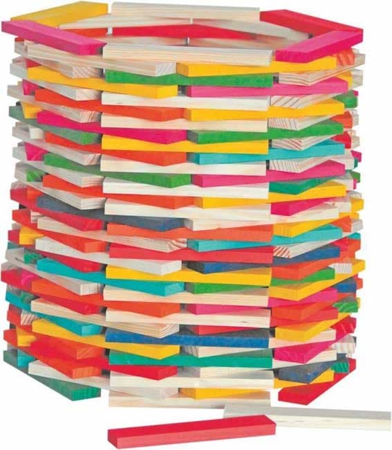 WoodyLand Drveni blokovi 200 komada 90808