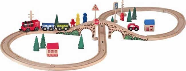 WoodyLand Vozić sa prugom 91121